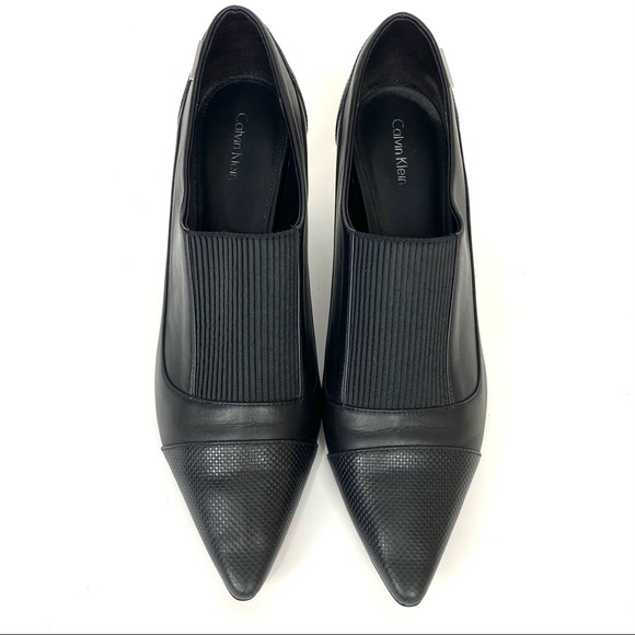 Calvin Klein Greta Pointed Toe Pump Booties - Picture 7 of 10